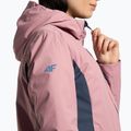 Damen-Skijacke 4F rosa H4Z22-KUDN002 5