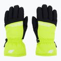Kinder-Skihandschuhe 4F grün-schwarz 4FJAW22AFGLM038 3