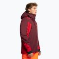 Herren 4F Skijacke burgunderrot H4Z21-KUMN015 3