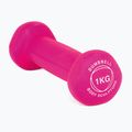 Gummihantel Body Sculpture BW 513 z PVC 1 kg pink