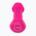 Gummihantel Body Sculpture BW 513 z PVC 1 kg pink 3