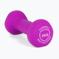 Gummihantel Body Sculpture BW 513 z PVC 2 kg purple