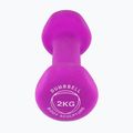 Gummihantel Body Sculpture BW 513 z PVC 2 kg purple 3
