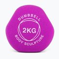 Gummihantel Body Sculpture BW 513 z PVC 2 kg purple 4