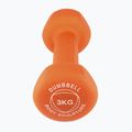 Gummihantel Body Sculpture BW 513 z PVC 3 kg orange 3