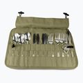Besteckset OFFLANDER Camping Cutlery Set with Case green