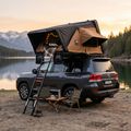 Dachzelt für 2 Personen OFFLANDER Fold 2 Grizzly beige/brown 10