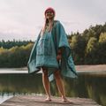 Poncho OFFLANDER OFF_CACC schweres beheiztes Blau 4