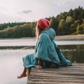 Poncho OFFLANDER OFF_CACC schweres beheiztes Blau 6