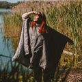 Poncho OFFLANDER wasserdicht grau 7