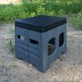 Camping-Toilette OFFLANDER Portable Folding Camping Toilet black 4