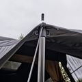Überdachung für das Zelt OFFLANDER Soft Hybrid 130 schwarz 6