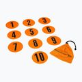 Yakimasport Feldmarker 10 Stück flach orange 100326
