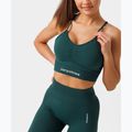 Carpatree Allure Nahtloser Fitness-BH in Waldgrün 6