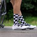 LUXA Squares Fahrradsocken schwarz und weiß LUHE21SSQS 5