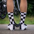 LUXA Squares Fahrradsocken schwarz und weiß LUHE21SSQS 6