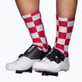 LUXA Squares Fahrradsocken rot und weiß LUAMSSQRS 2