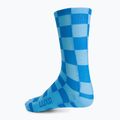 LUXA Squares Fahrradsocken blau LUAMSSQBS 3
