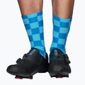 LUXA Squares Fahrradsocken blau LUAMSSQBS 2