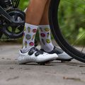 LUXA Donuts Radsocken weiß LUAMSDS 5