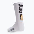 LUXA Beer Ride Fahrradsocken weiß LAM21SBRWS1 5