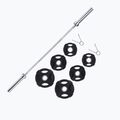 Gipara Eisen Pumpe Übung Set 29 5 kg schwarz 8885 4