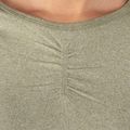 Damen Trainings-Langarmshirt MITARE Push Up Max Crop Top grün K084 4