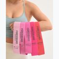 Satz Trainingsbänder FORCEBAND Mini Band 5 szt. + E-BOOK pink 5