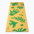Yoga-/Fitnessmatte FORCEBAND Energy Yellow 4 mm grün/gelb