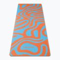 Yoga-/Fitnessmatte FORCEBAND Abstract Orange 4 mm orange/blau 2