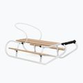 Metallschlitten HUMBAKA with backrest and footrests white 2