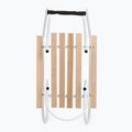 Metallschlitten HUMBAKA with backrest and footrests white 4
