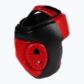 Achteckiger einfarbig roter Boxhelm 2