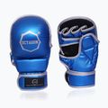 Octagon Mettalic MMA Sparring Handschuhe blau