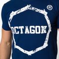 Octagon Logo Smash blau Herren-T-Shirt 4