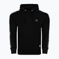 Herren Octagon Stripe Hoodie schwarz