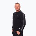 Herren Sweatshirt Octagon Stripe schwarz 3