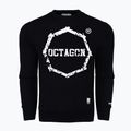 Damen Sweatshirt ohne Kapuze Octagon Teeth schwarz