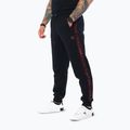 Herrenhose Octagon Stripe black/red 3