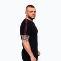 Herren-Shirt Octagon Stripe black/red 3