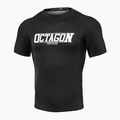 Octagon Premium Fight Wear Herren Rashguard schwarz