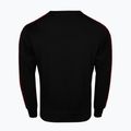 Herrenpullover Octagon Stripe black/red 2