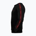 Herrenpullover Octagon Stripe black/red 3