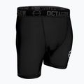 Herren-Kompressionsshorts Octagon Logo schwarz/weiss 3