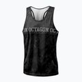 Octagon Geo Grunge schwarzes Herren Tank Top