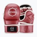 Octagon Metallic MMA rote Grappling-Handschuhe