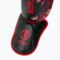 Schienbeinprotektoren Octagon Legion Flower black/red 3