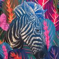 Waikane Vibe Blue Zebra Damen Regenjacke navy blau 5