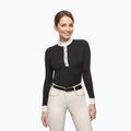 Damen Langarm-Wettkampf-Shirt Fera Nebula schwarz 1.1.l