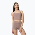 Damen Yoga-Top 4F braun 4FSS23TTSHF270-82S